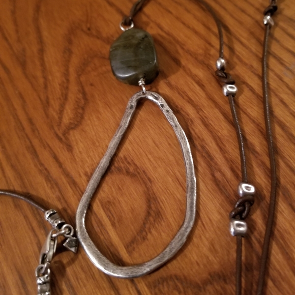 Silpada Sterling Leather Necklace - Picture 10 of 11